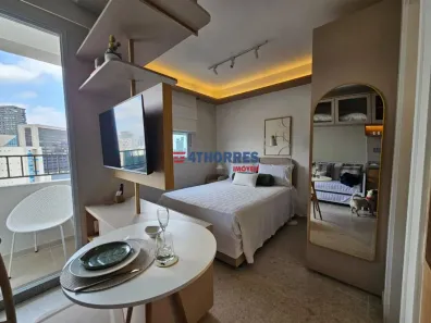 Apartamento com 1 Quarto para alugar, 24m² no Pinheiros, São Paulo