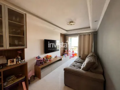 Apartamento com 3 Quartos para alugar, 86m² no Macuco, Santos