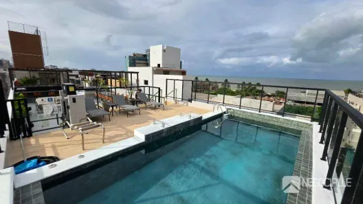 Flat com 1 Quarto à venda, 19m² no Cabo Branco, João Pessoa