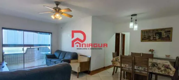 Apartamento com 3 Quartos para alugar, 120m² no Caiçara, Praia Grande