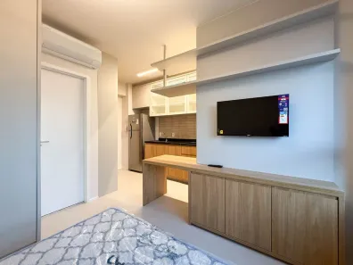Apartamento com 1 Quarto para alugar, 25m² no Pinheiros, São Paulo