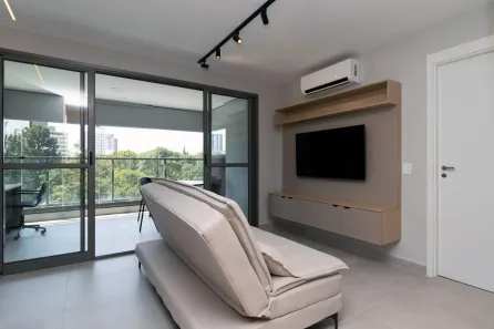 Apartamento com 1 Quarto para alugar, 50m² no Higienópolis, São Paulo