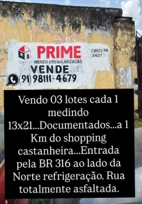 Lote/Terreno à venda, 273m² no Castanheira, Belém