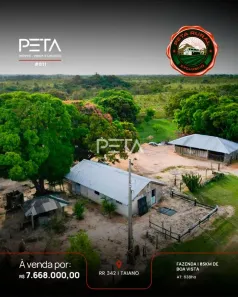 Fazenda/Sítio com 1 Quarto à venda, 415m² no Área Rural de Boa Vista, Boa Vista
