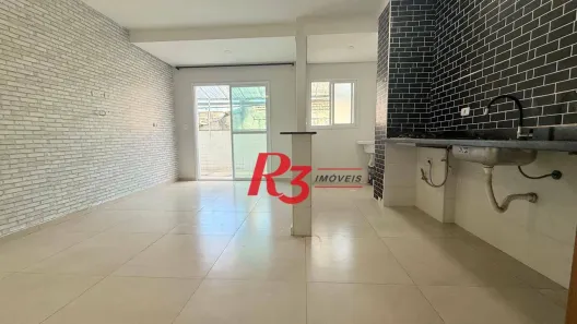 Apartamento com 1 Quarto para alugar, 38m² no Macuco, Santos