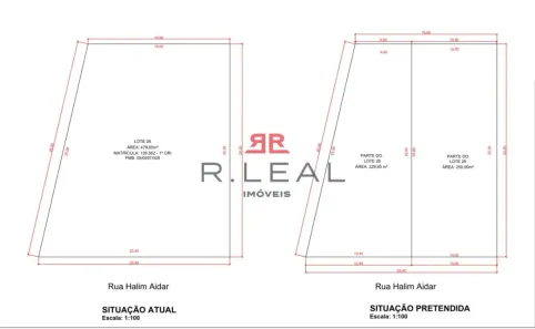 Lote/Terreno à venda, 229m² no Vila Industrial, Bauru