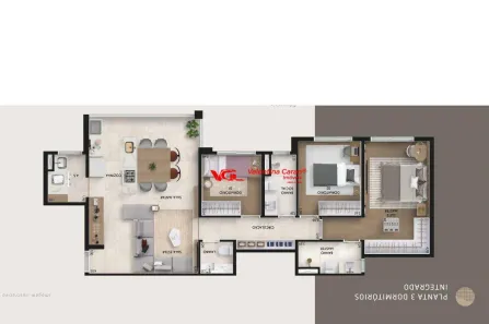 Apartamento com 3 Quartos à venda, 90m² no Vila Georgina, Indaiatuba