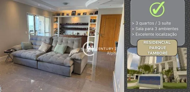 Apartamento com 3 Quartos à venda, 140m² no Tamboré, Santana de Parnaíba