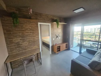 Apartamento com 1 Quarto para alugar, 36m² no Brooklin Paulista, São Paulo