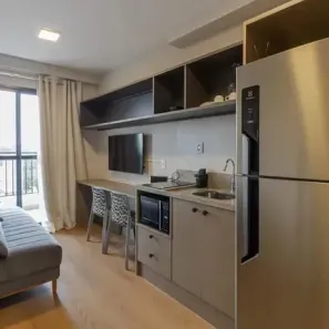 Apartamento com 1 Quarto para alugar, 28m² no Indianópolis, São Paulo