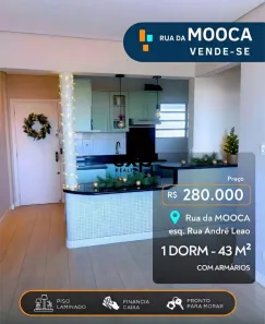 Apartamento com 1 Quarto à venda, 43m² no Brás, São Paulo