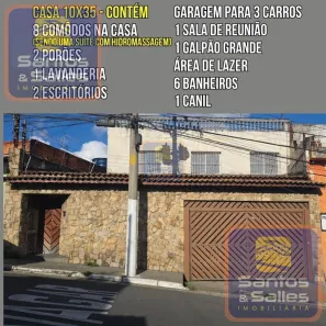 Sobrado com 5 Quartos à venda, 350m² no Vila São Nicolau, São Paulo