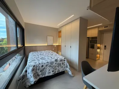 Apartamento com 1 Quarto para alugar, 33m² no Moema, São Paulo