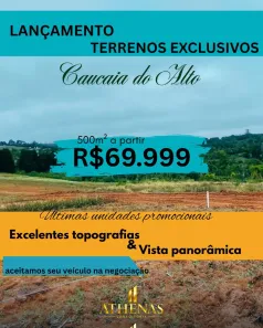 Lote/Terreno à venda, 500m² no Chácara Tropical (Caucaia do Alto), Cotia