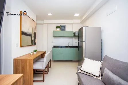Apartamento com 1 Quarto para alugar, 26m² no Centro, Curitiba