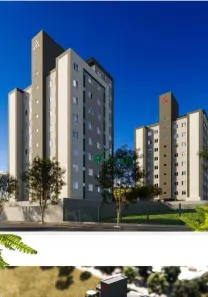 Apartamento com 2 Quartos à venda, 45m² no Boa Esperança, Santa Luzia