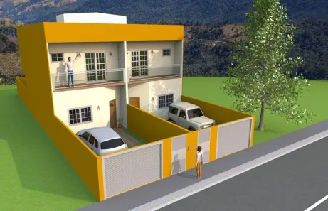 Sobrado com 2 Quartos à venda, 125m² no , Sapucaí-Mirim