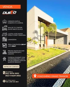Casa de Condomínio com 4 Quartos à venda, 598m² no Boa Vista, Anápolis