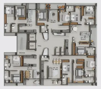 Apartamento com 3 Quartos à venda, 91m² no Bessa, João Pessoa