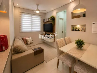 Apartamento com 2 Quartos à venda, 40m² no Areia Branca, Santos