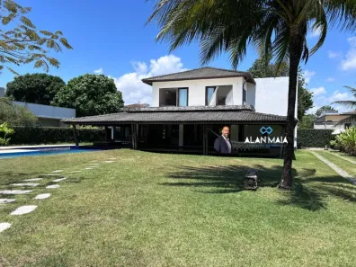 Casa de Condomínio com 5 Quartos para alugar, 450m² no Busca Vida (Abrantes), Camaçari