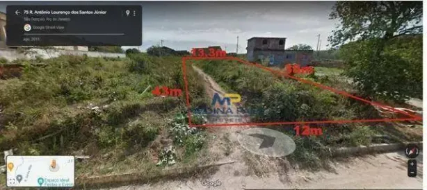 Lote/Terreno à venda, 487m² no Santa Isabel, São Gonçalo