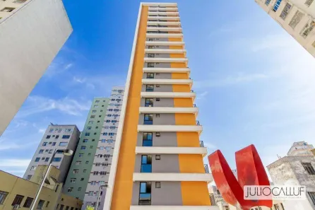 Apartamento com 1 Quarto para alugar, 17m² no Centro, Curitiba