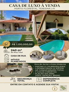 Apartamento com 4 Quartos à venda, 180m² no Horto, Teresina