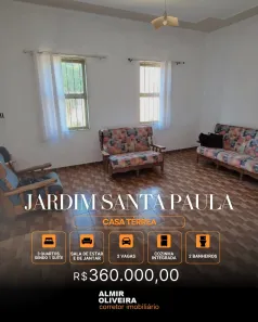 Casa com 3 Quartos à venda, 149m² no Jardim Santa Paula, Sertãozinho