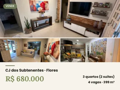 Casa com 3 Quartos à venda, 300m² no Flores, Manaus