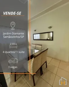 Casa com 4 Quartos à venda, 196m² no Jardim Diamante, Sertãozinho