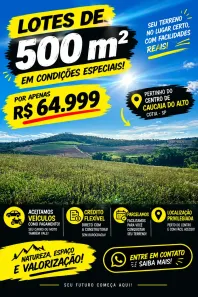 Lote/Terreno à venda, 500m² no Pununduva(Caucaia do Alto), Cotia