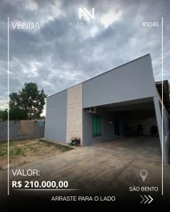 Casa com 1 Quarto à venda, 354m² no São Bento, Boa Vista