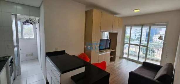 Apartamento com 1 Quarto para venda ou aluguel, 41m² no Brooklin Paulista, São Paulo