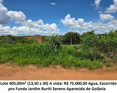 Lote/Terreno à venda, 405m² no Jardim Buriti Sereno, Aparecida de Goiânia