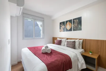 Apartamento com 1 Quarto para alugar, 30m² no República, São Paulo