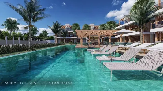 Casa de Condomínio com 2 Quartos à venda, 138m² no Itacimirim (Monte Gordo), Camaçari