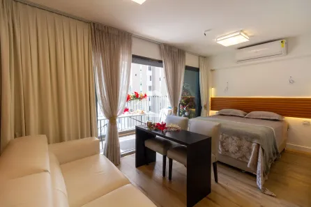Apartamento com 1 Quarto à venda, 38m² no Indianópolis, São Paulo