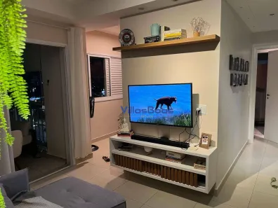 Apartamento com 2 Quartos para alugar, 77m² no Condomínio Royal Park, São José dos Campos