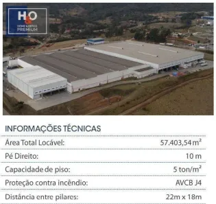 Galpão/Depósito/Armazém para alugar, 57403m² no Bairro dos Pires, Extrema