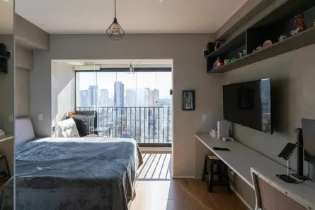 Kitnet com 1 Quarto à venda, 23m² no Santo Amaro, São Paulo