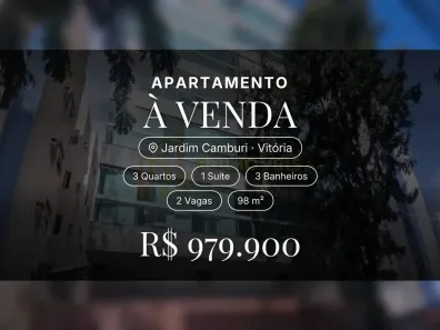 Apartamento com 3 Quartos à venda, 98m² no Jardim Camburi, Vitória