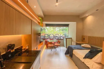 Apartamento com 1 Quarto para alugar, 24m² no Campo Belo, São Paulo