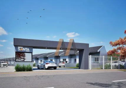 Casa de Condomínio com 2 Quartos à venda, 45m² no São Luiz, Gravataí