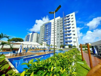 Apartamento com 2 Quartos para alugar, 87m² no Buraquinho, Lauro de Freitas