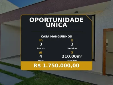 Casa com 3 Quartos à venda, 210m² no Manguinhos, Serra