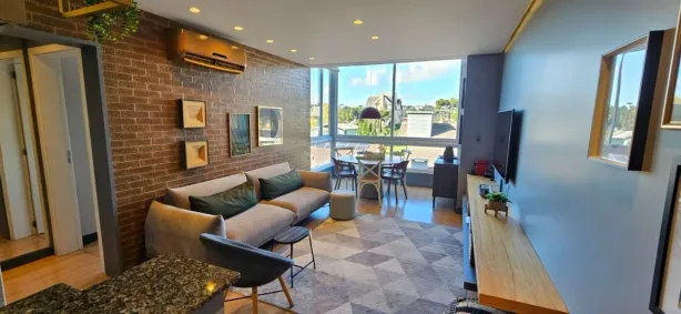 Apartamento com 2 Quartos para alugar, 73m² no Centro, Canela