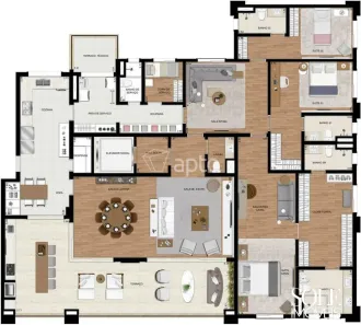 Apartamento com 4 Quartos à venda, 296m² no Anhangabaú, Jundiaí
