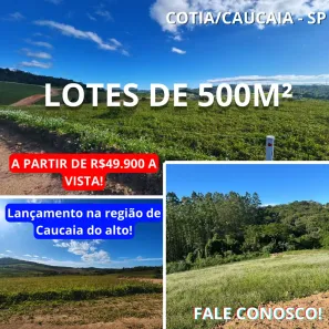 Lote/Terreno à venda, 500m² no Recreio Topázio (Caucaia do Alto), Cotia