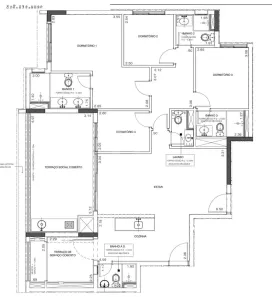 Apartamento com 3 Quartos à venda, 132m² no Vila Clementino, São Paulo